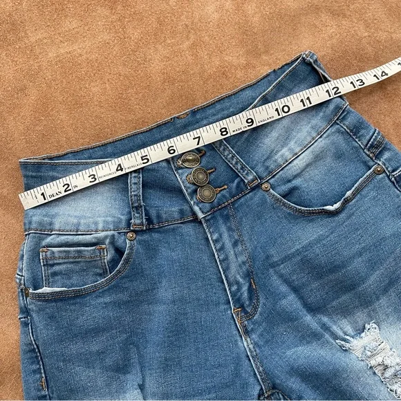 BAMBOO High Rise Stretch Skinny Jeans Size 5 - Picture 10 of 16